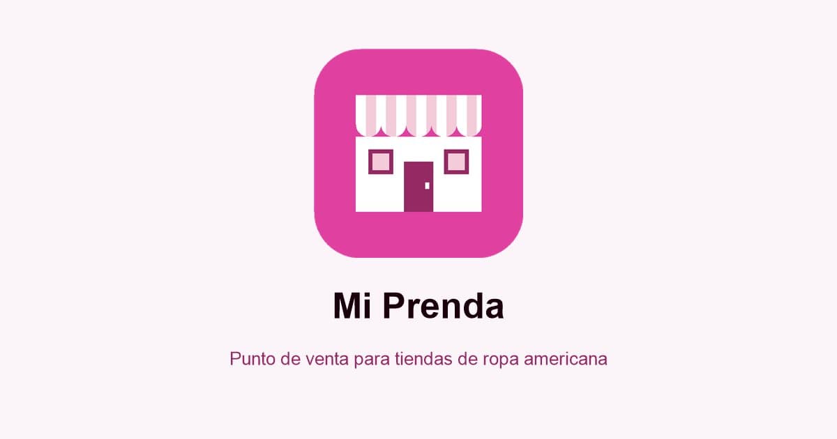 Logo de Mi Prenda, punto de venta para tiendas de ropa americana